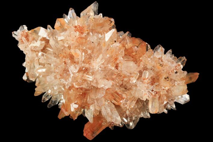 Orange Creedite Crystal Cluster - Durango, Mexico #84214